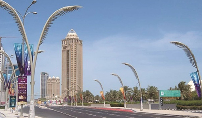 Over 500 Decorative Light Poles Installed at Corniche